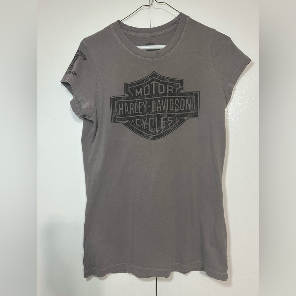 Harley-Davidson Gray Wounded Warrior Project T-Shirt